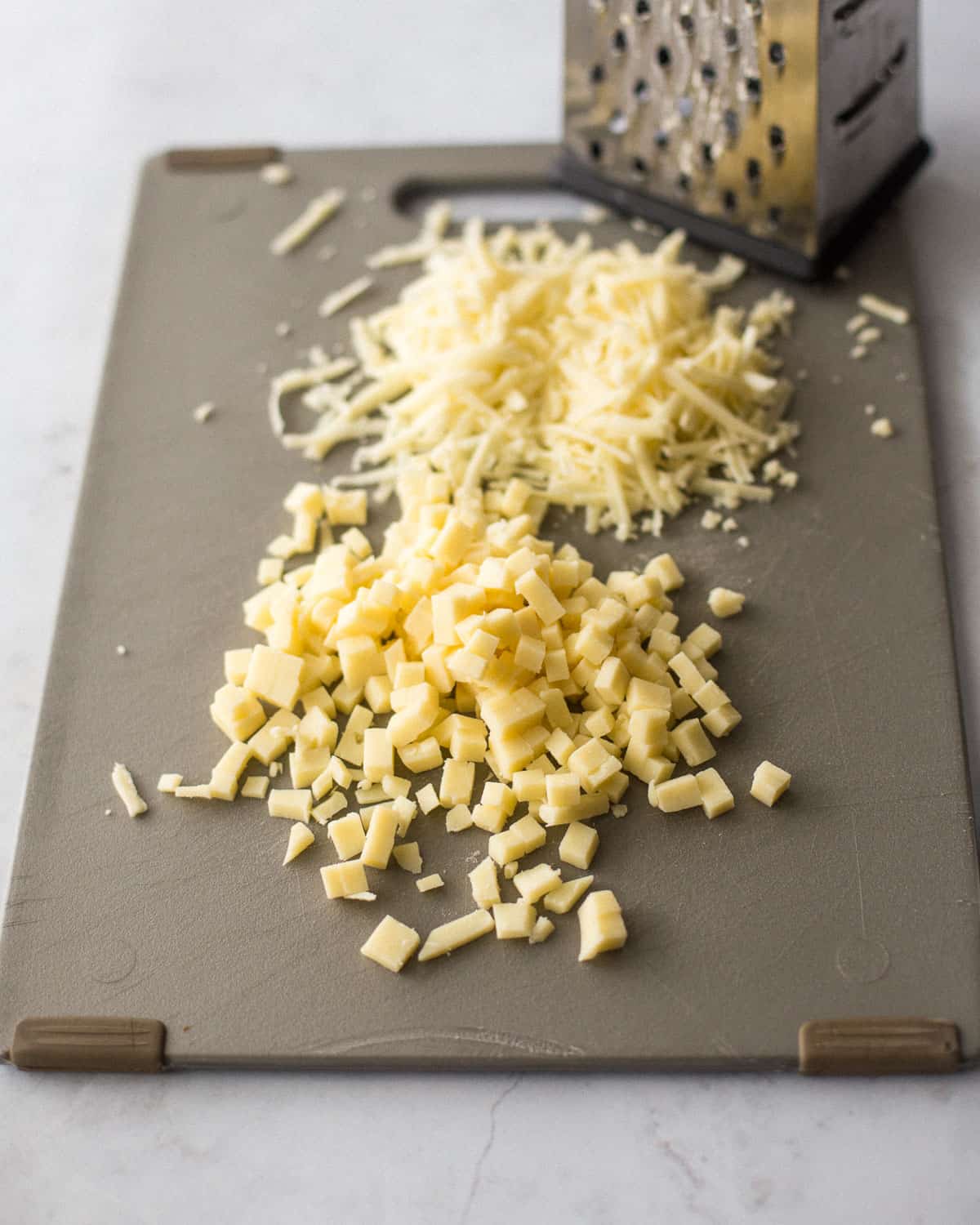 grated cheddar for beer bread