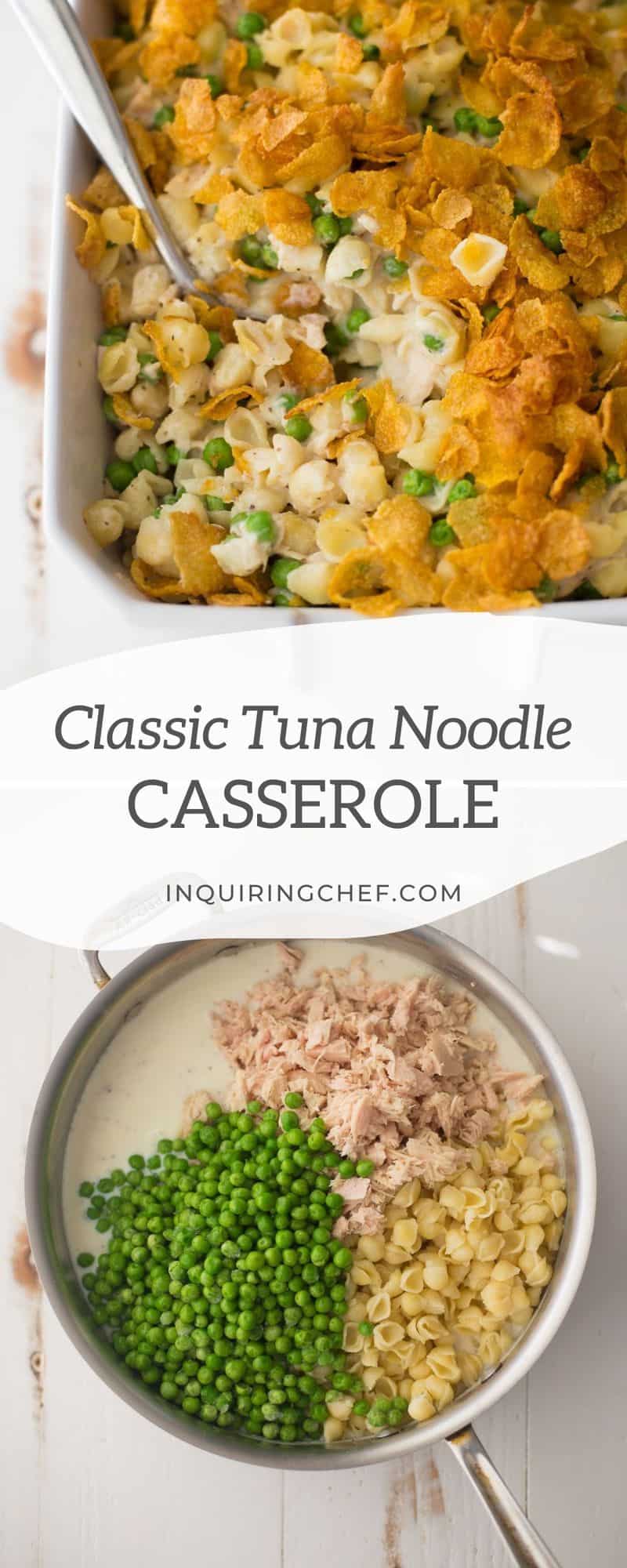 Tuna Noodle Casserole with Crunchy Topping