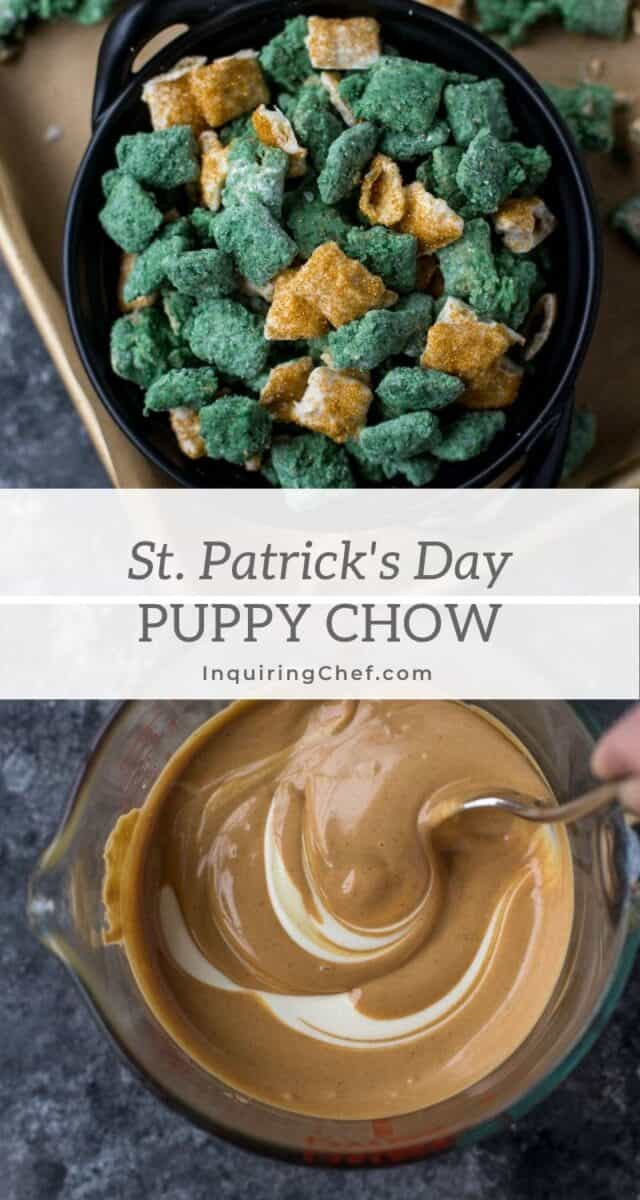 St. Patrick's Day Puppy Chow