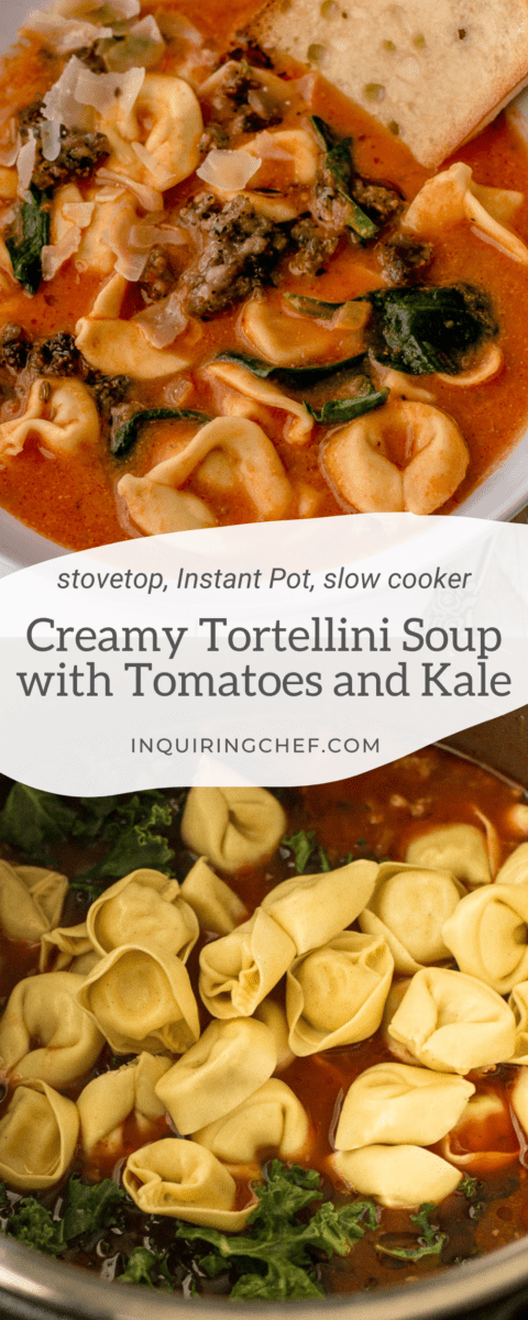 creamy tortellini soup