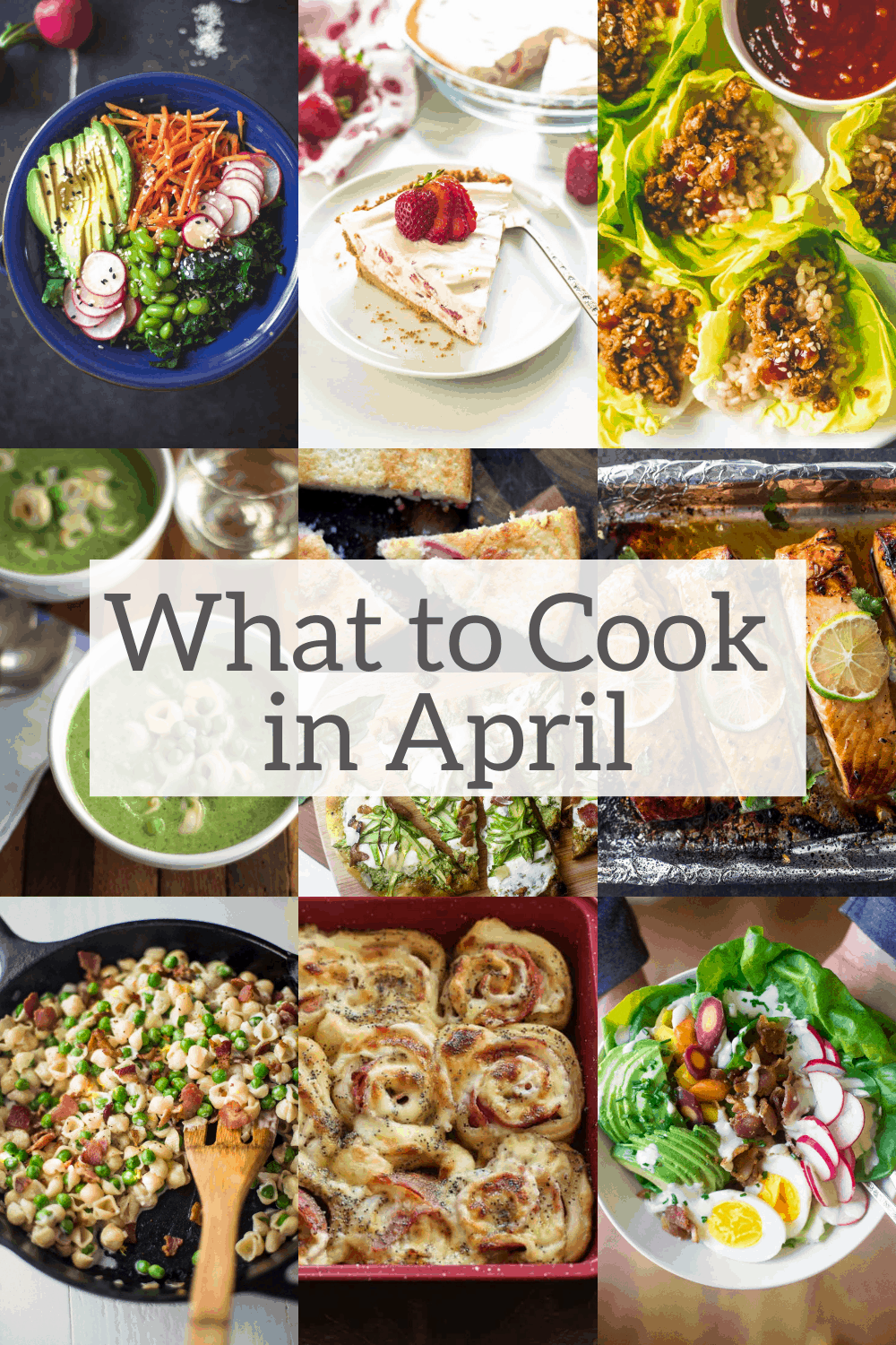 what to cook in april