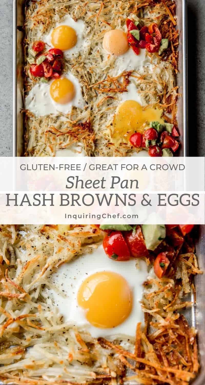 sheet pan hash browns and eggs