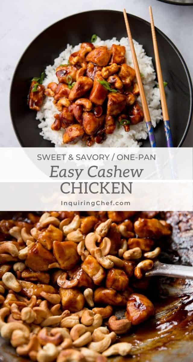 sticky cashew chicken