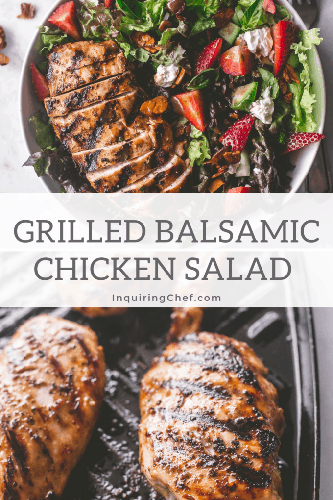 grilled balsamic chicken salad