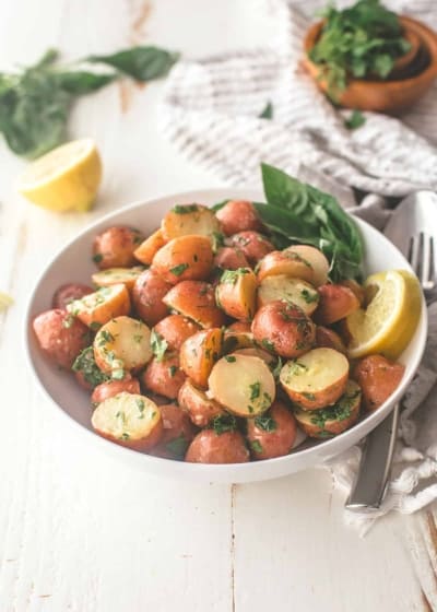 Lemony Potato Salad with Fresh Herbs