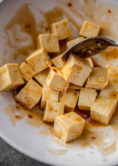 Sweet Thai Chili Baked Tofu