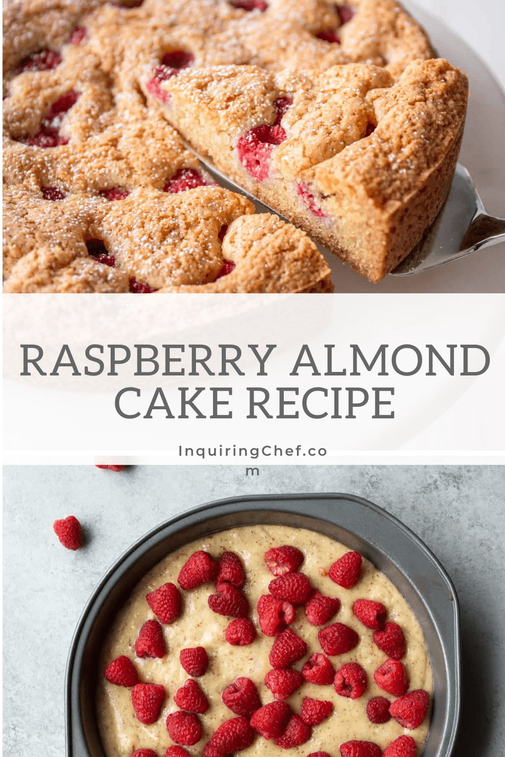 raspberry almond cake