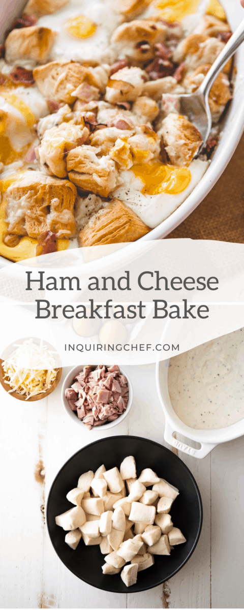 ham and cheese breakfast bake