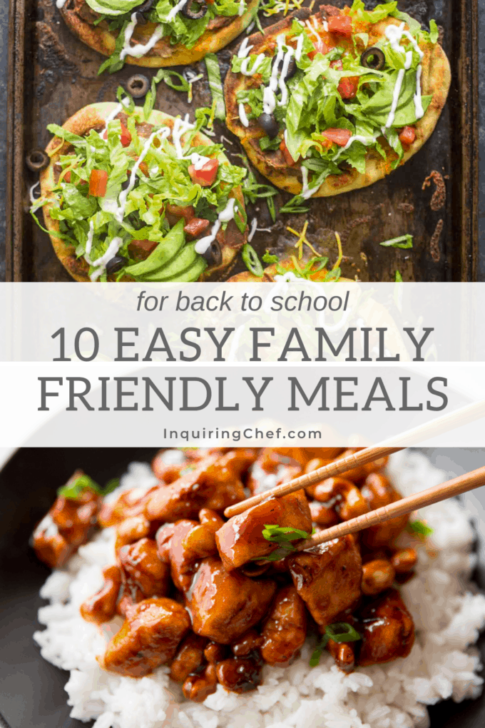 10 family friendly meals