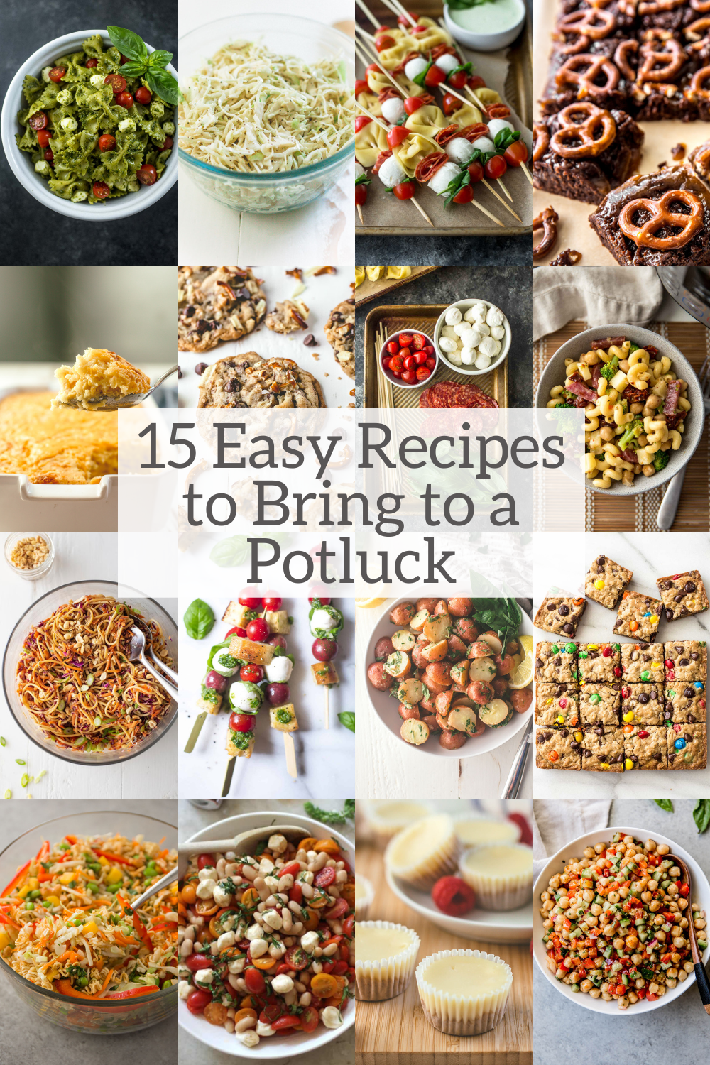 15 Easy Recipes to Bring to a Potluck
