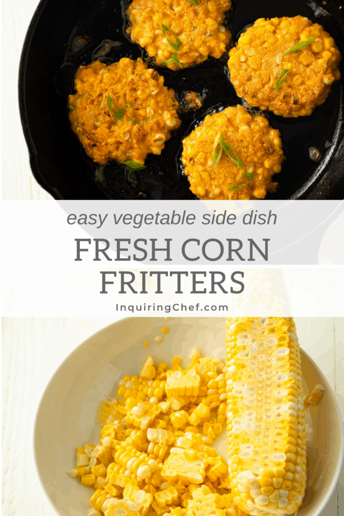 fresh corn fritters