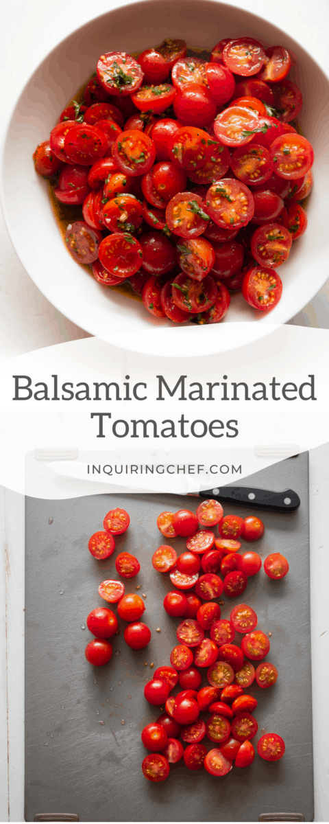 balsamic marinated tomatoes