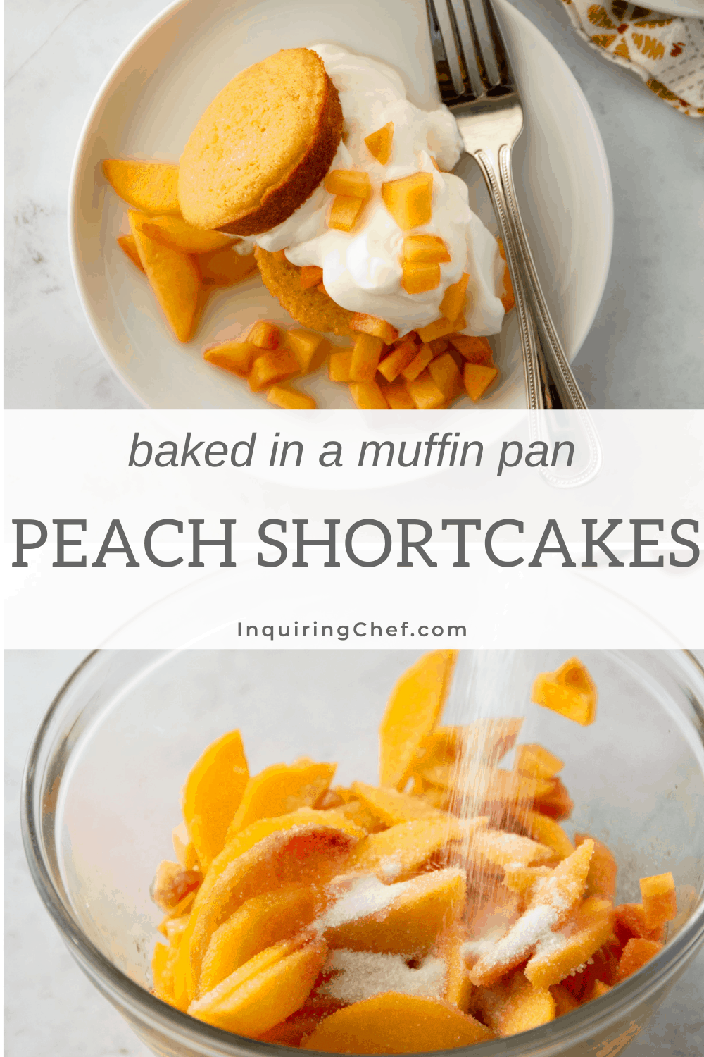 peach shortcakes