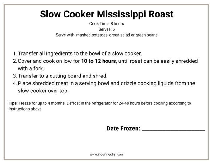 slow cooker mississippi roast
