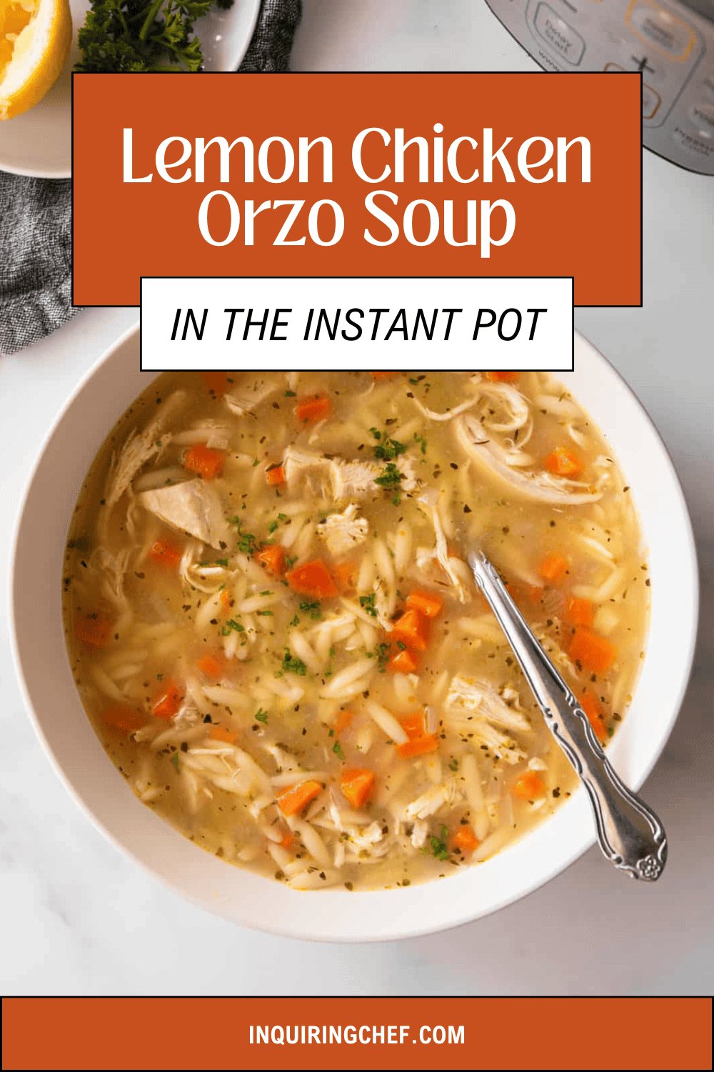 lemon chicken orzo soup