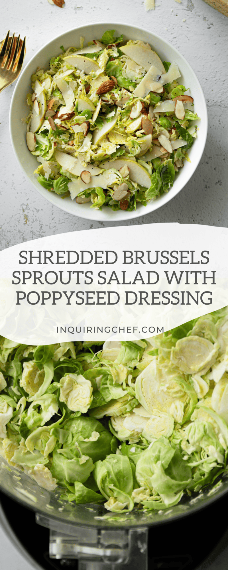 shredded brussels sprouts salad