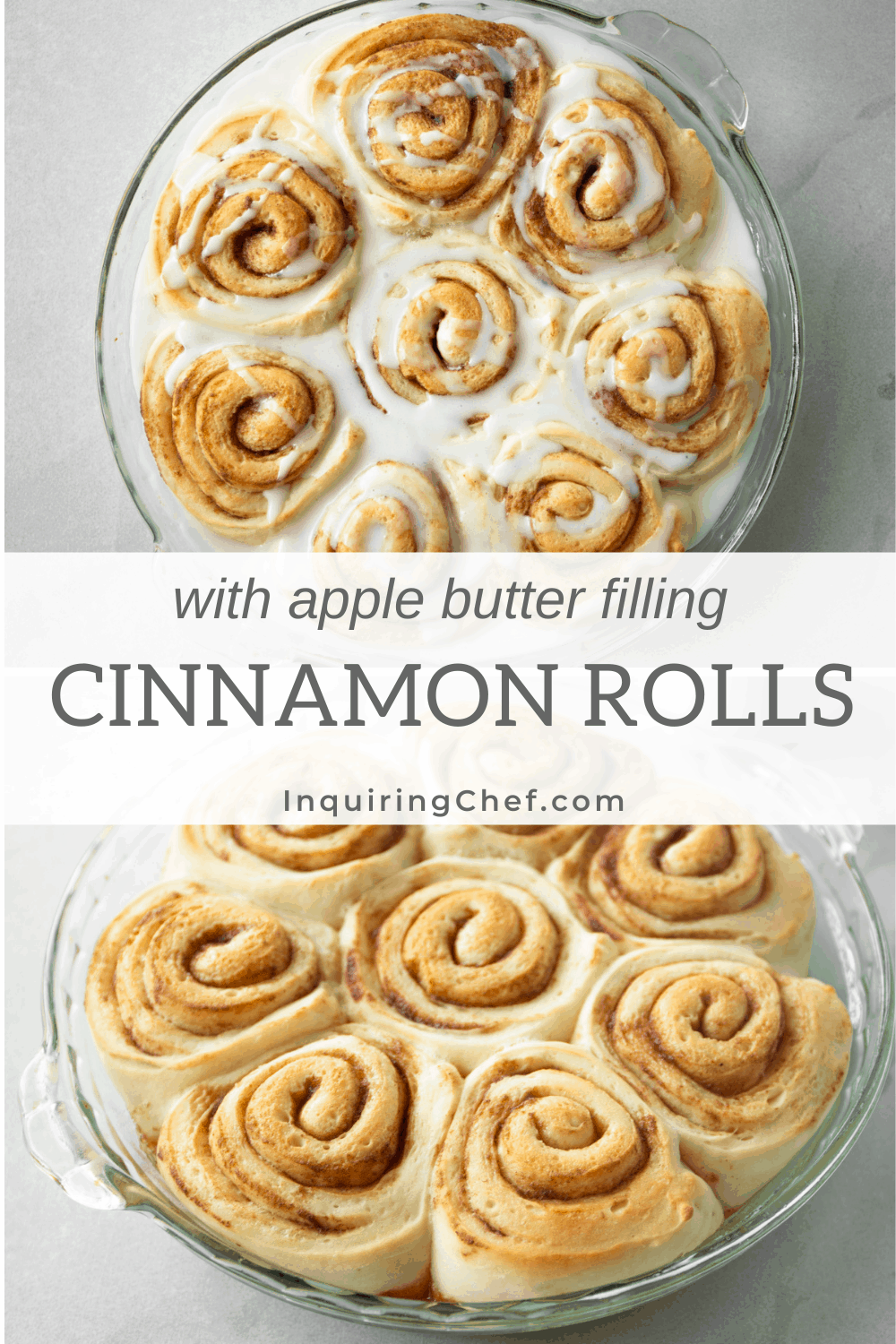 apple butter cinnamon rolls