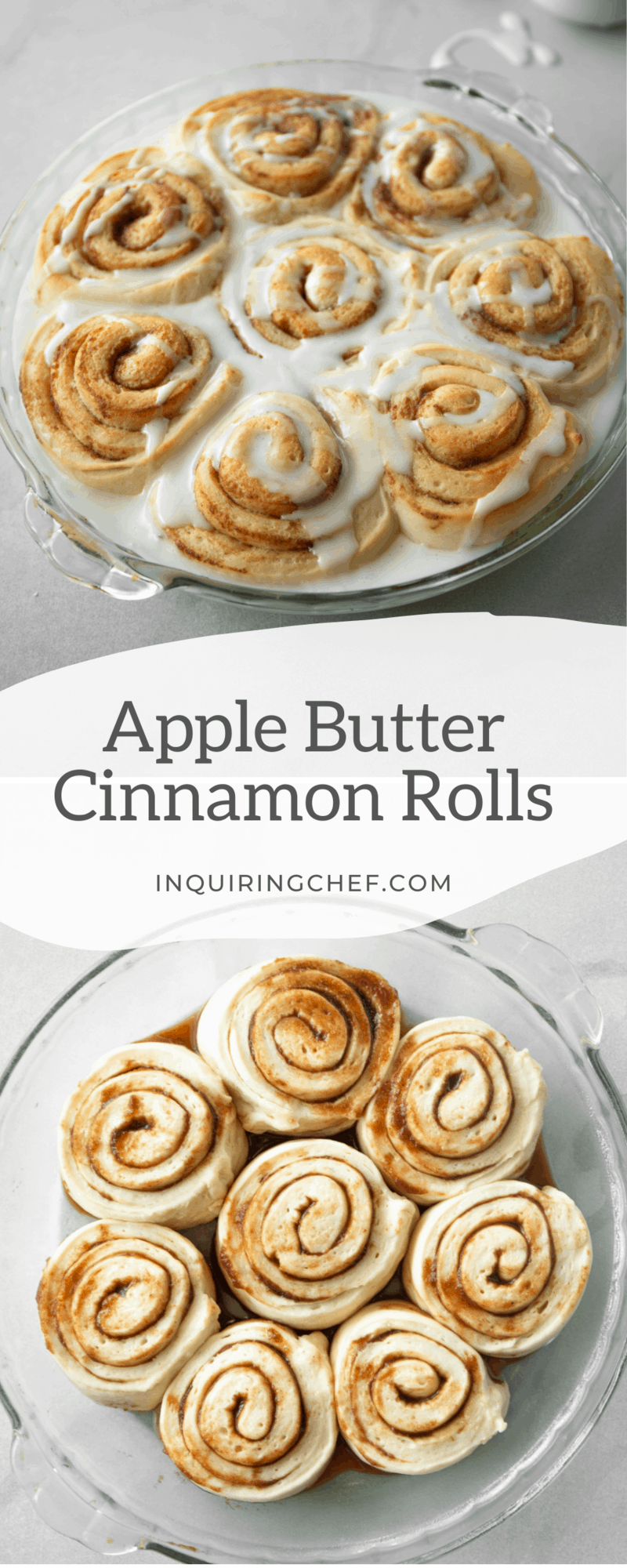 apple butter cinnamon rolls