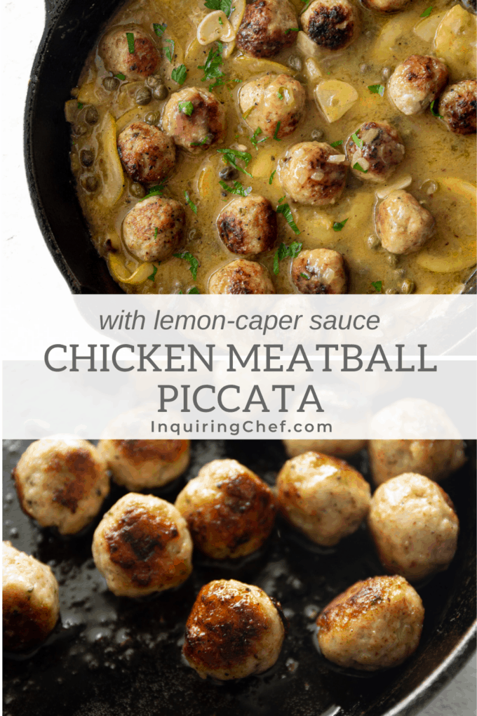 chicken meatball piccata