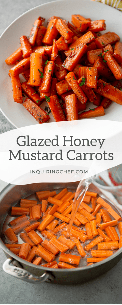 glazed honey mustard carrots