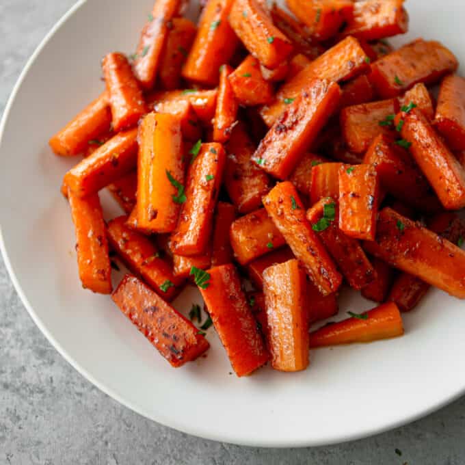 Glazed Honey Mustard Carrots