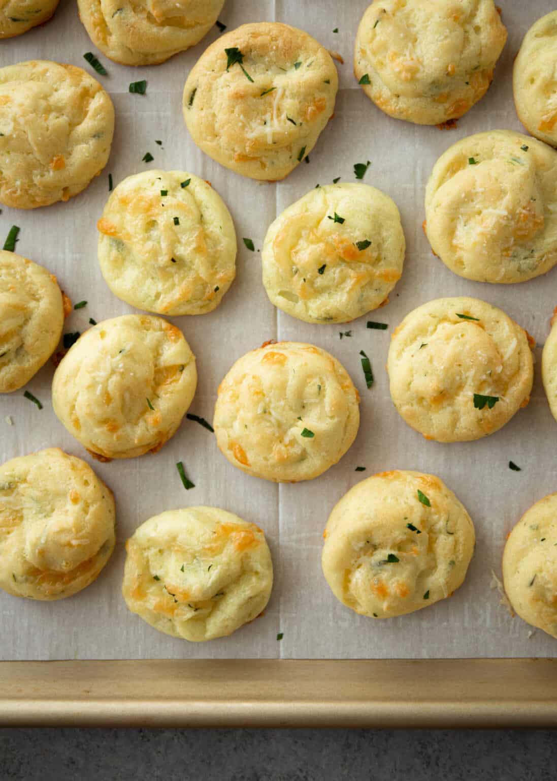 Herb and Cheese Puffs (Gougeres)