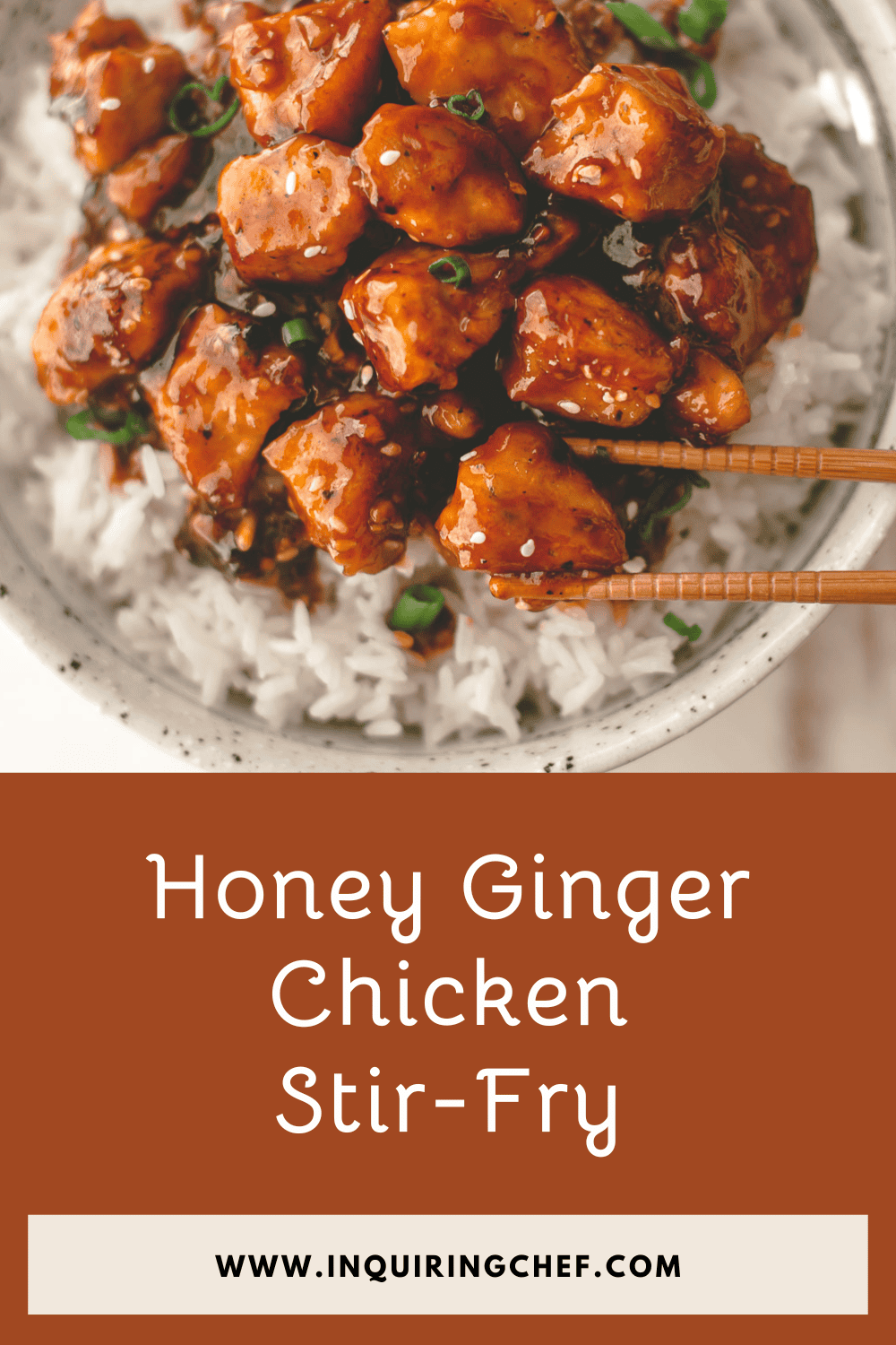 honey ginger chicken stir fry