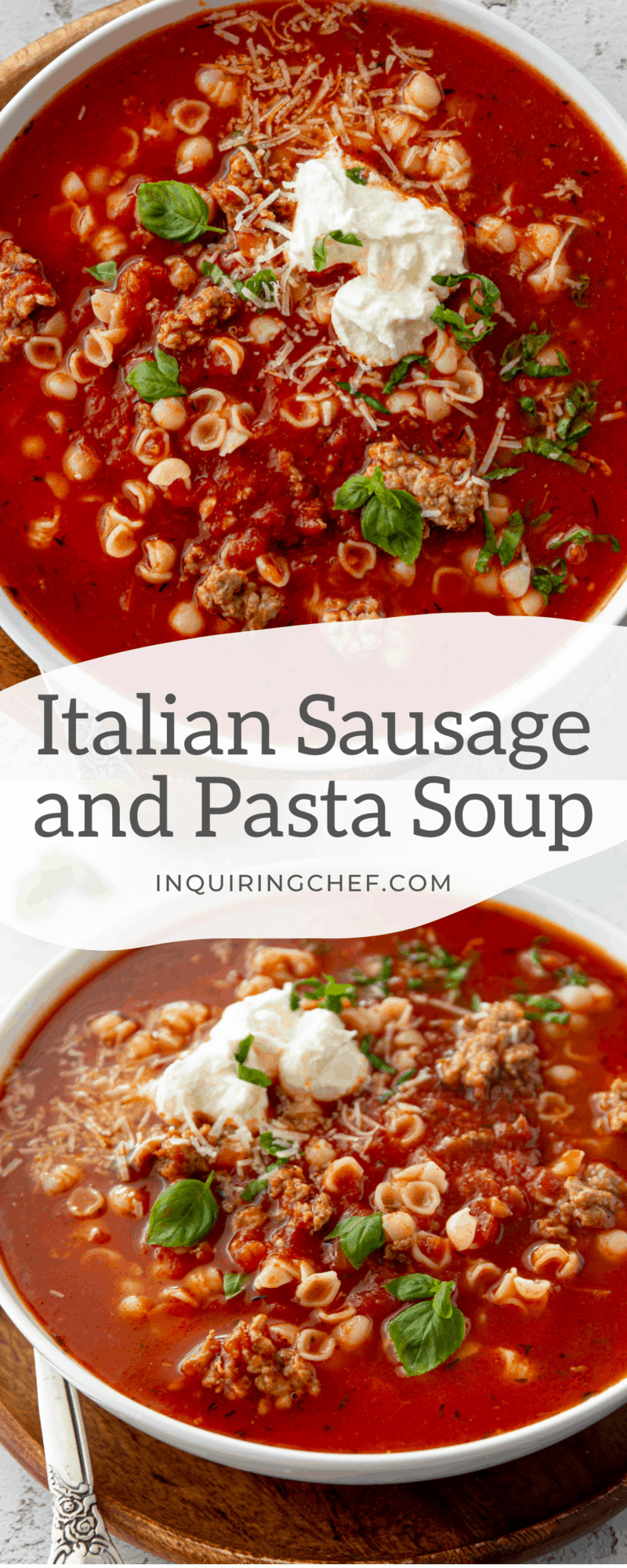 italian sausage and pasta soup