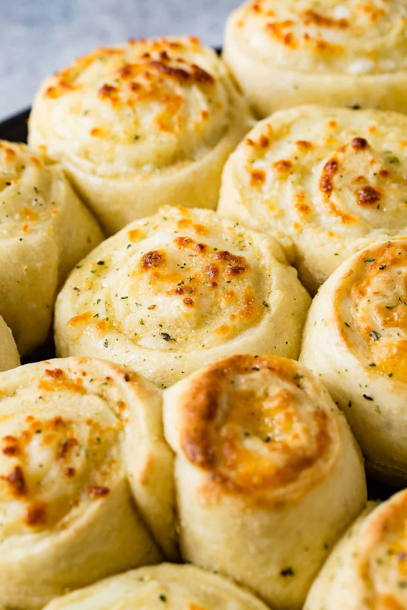 cheese bread on a sheet pan