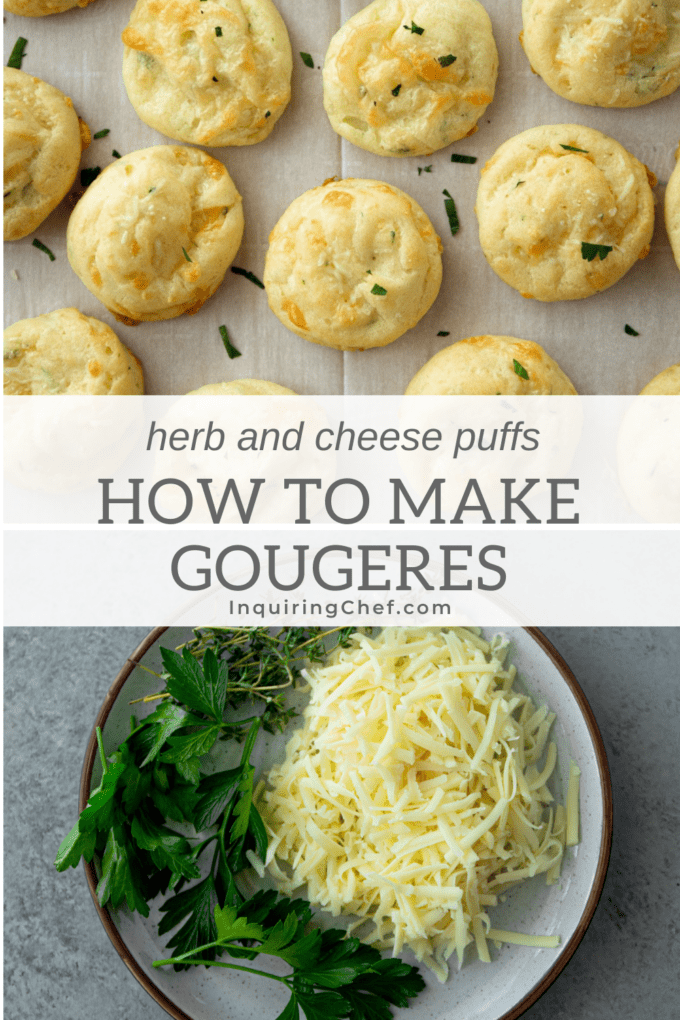 herb and cheese puffs