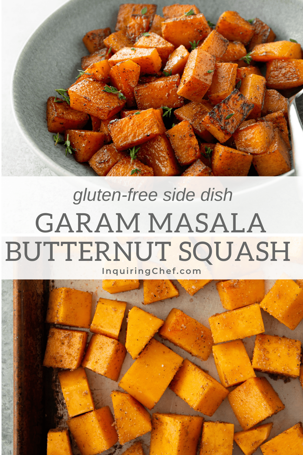 Roasted Butternut Squash with Garam Masala