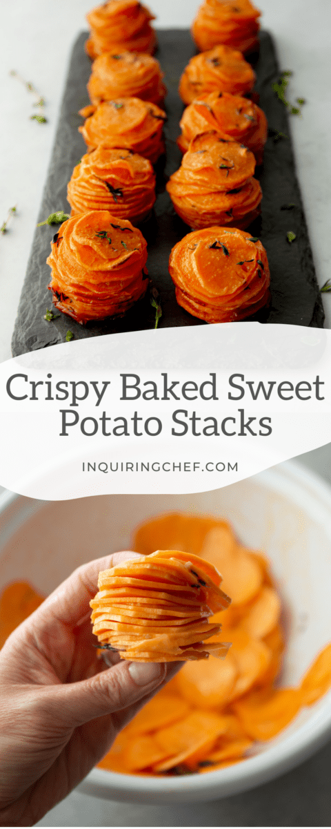 sweet potato stacks