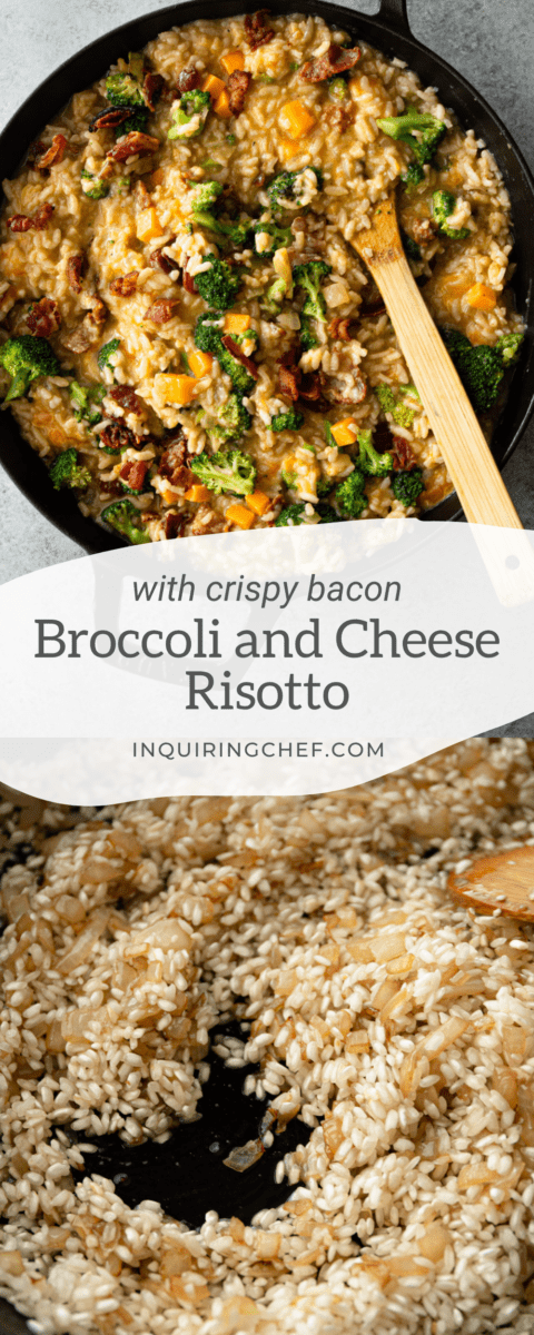 broccoli and cheddar risotto