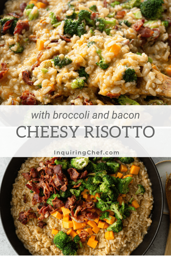 broccoli and cheddar risotto