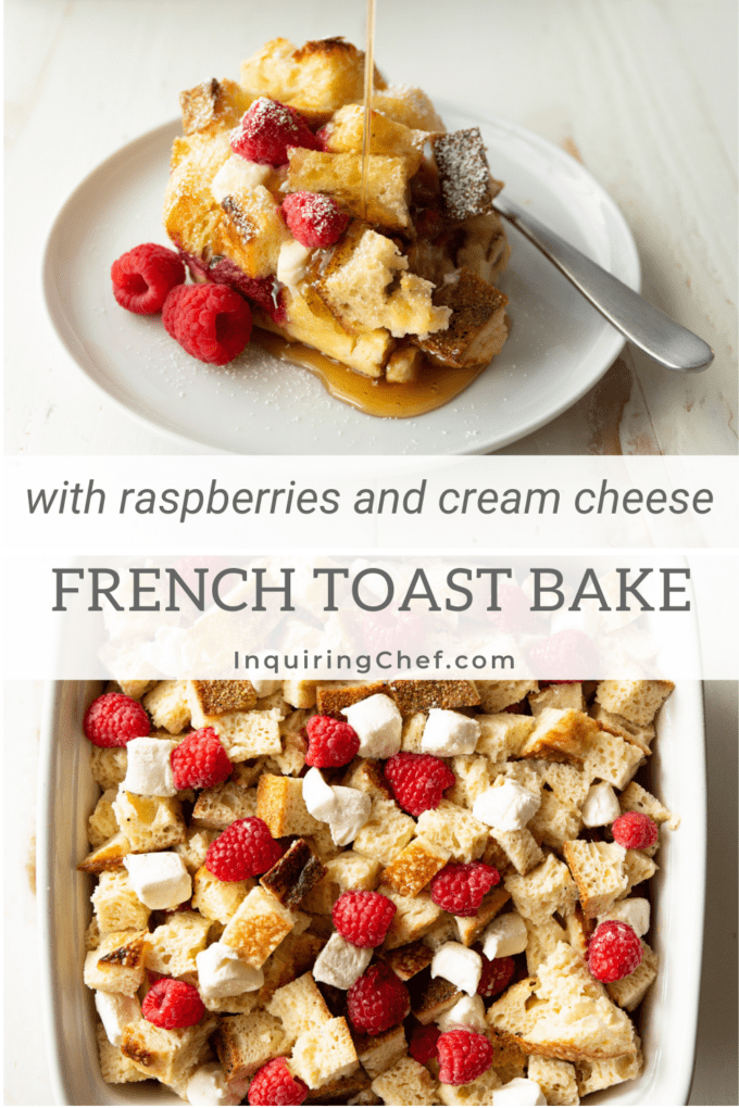 raspberry french toast bake