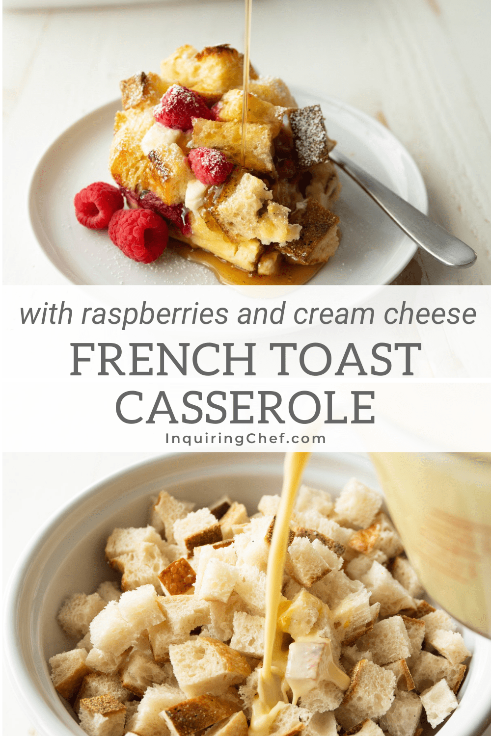 raspberry french toast bake