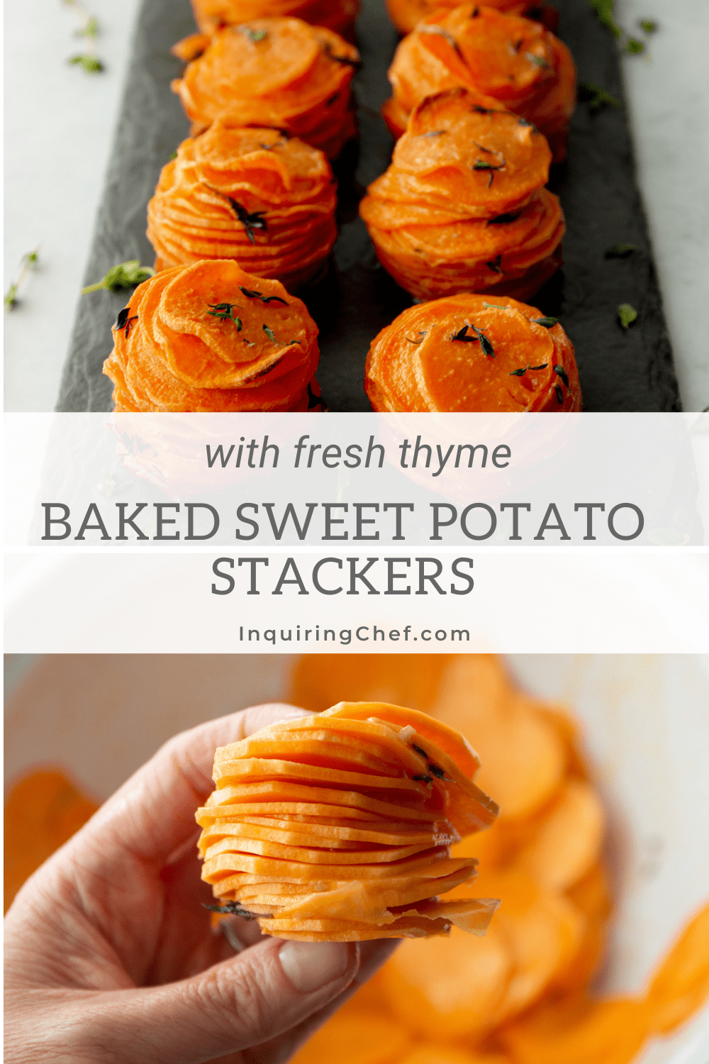 sweet potato stacks