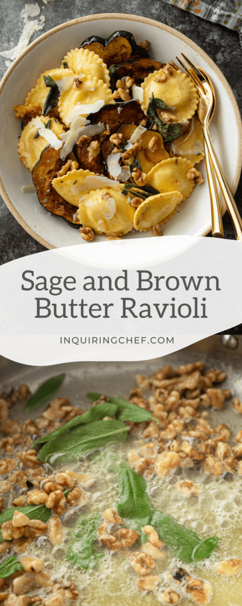 sage and brown butter ravioli
