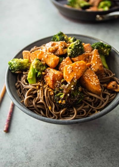 Teriyaki Salmon Stir-Fry