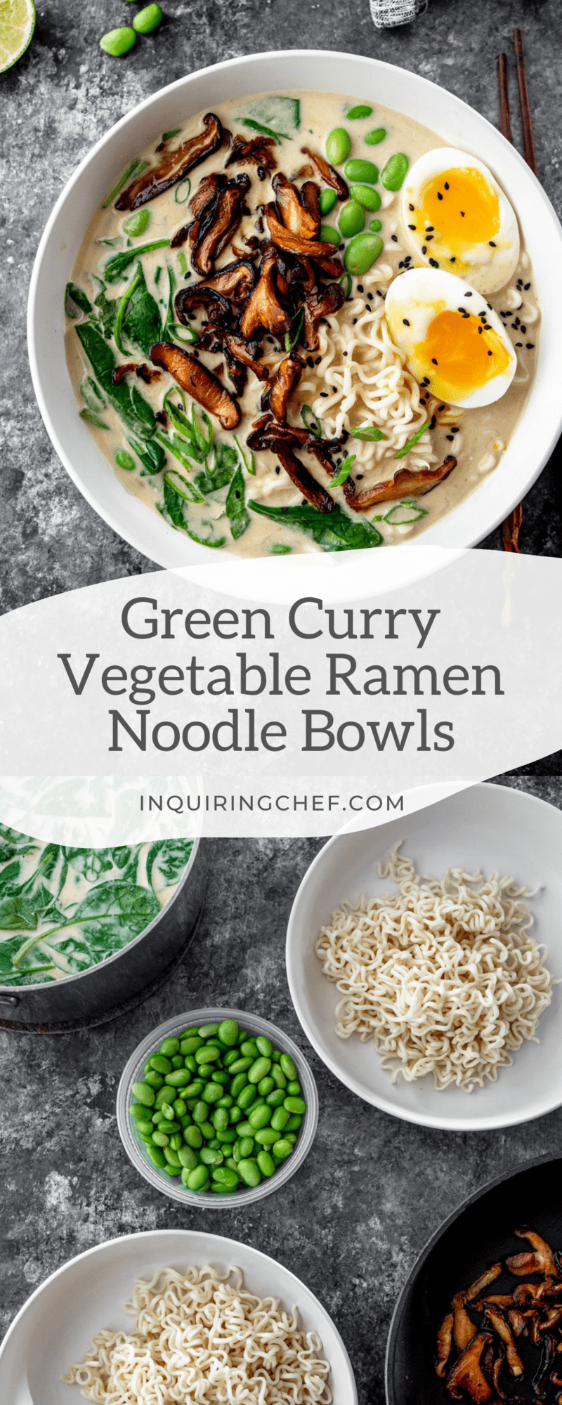 green curry noodle bowls