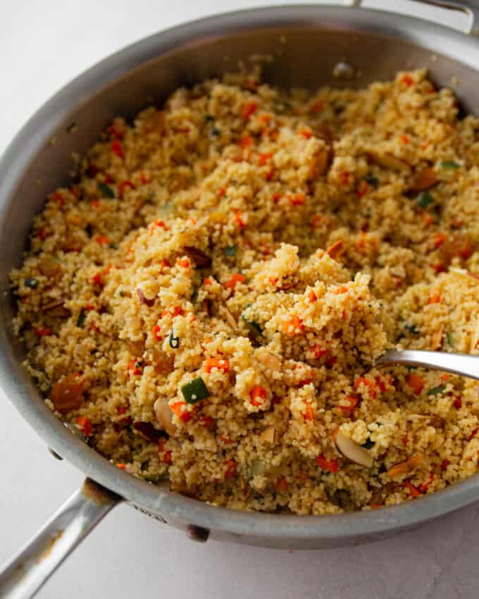 MoroccanSpiced Salmon with Vegetable Couscous