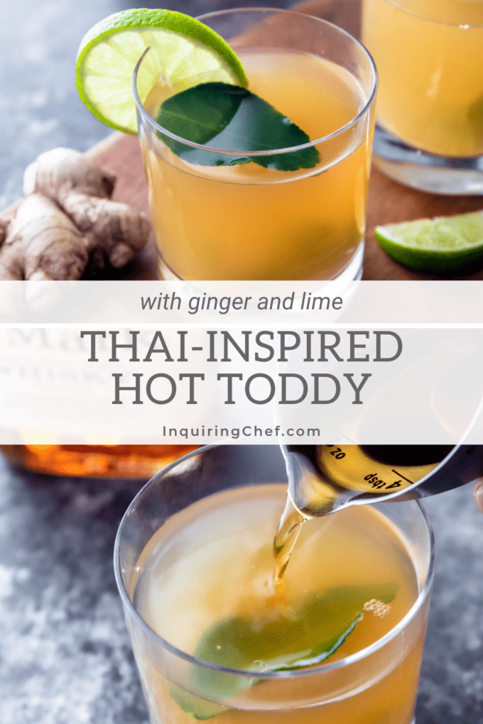 ginger lime hot toddy