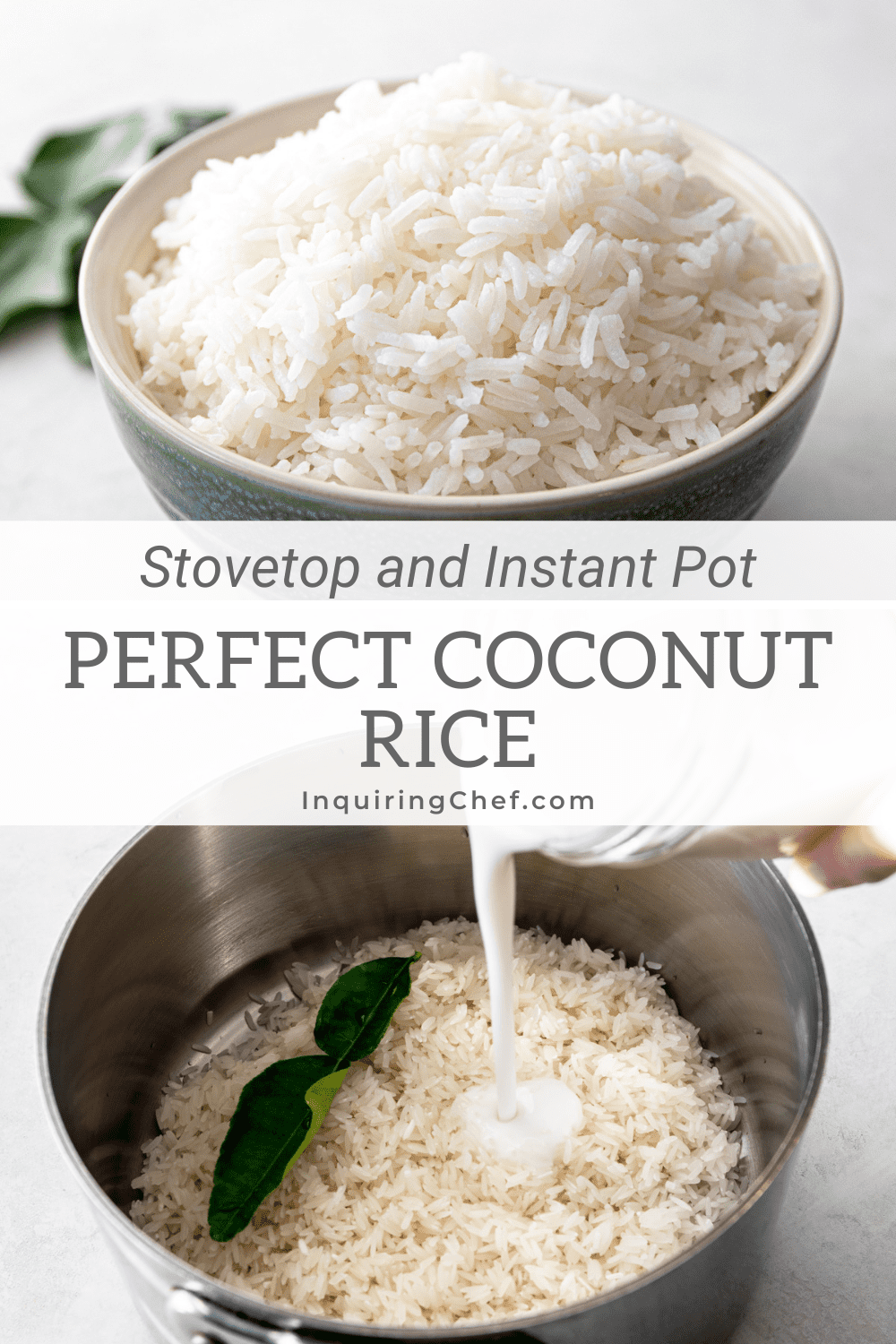 How to Make Coconut Jasmine Rice {Stovetop and Instant Pot}