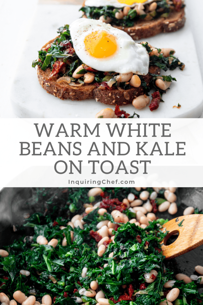 white beans on toast