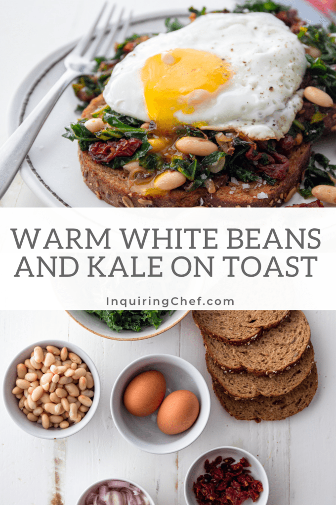 white beans on toast