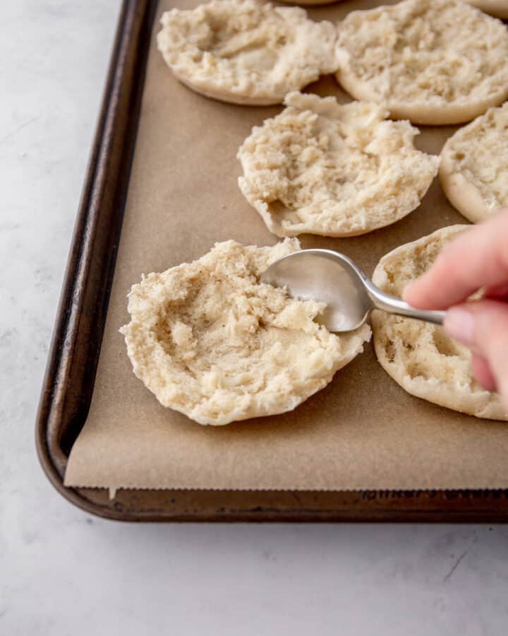 English Muffin Breakfast Sandwiches (on a sheet pan!)