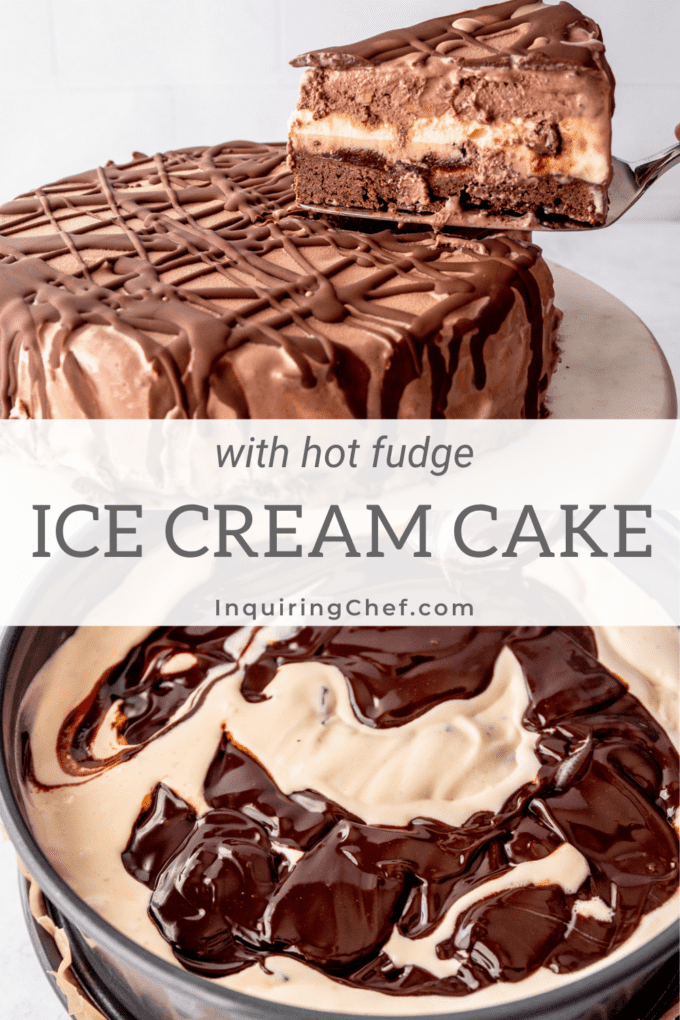 brownie ice cream cake