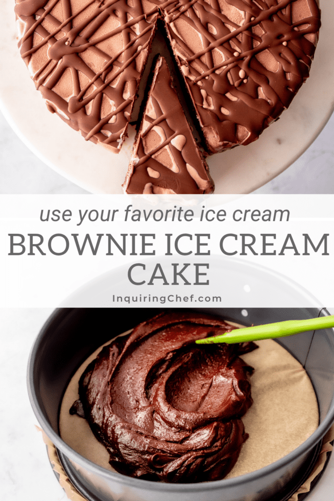 brownie ice cream cake