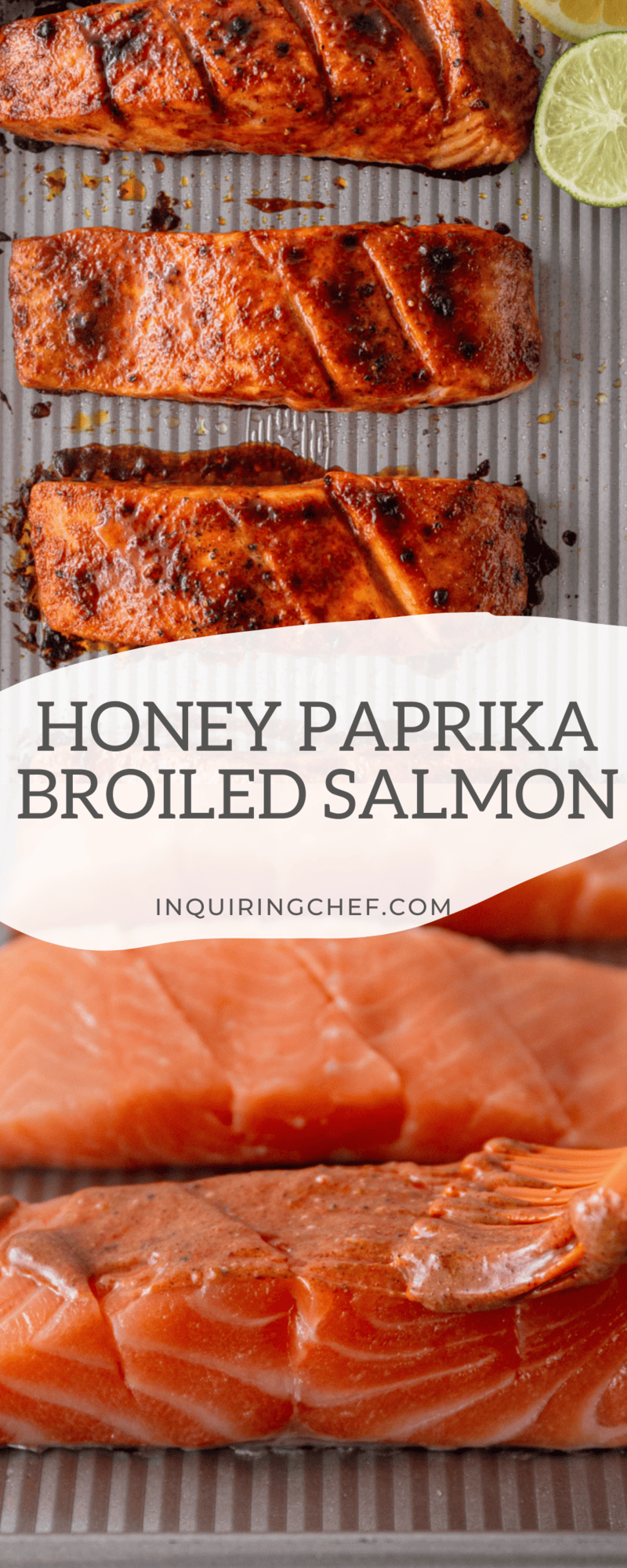 honey paprika broiled salmon