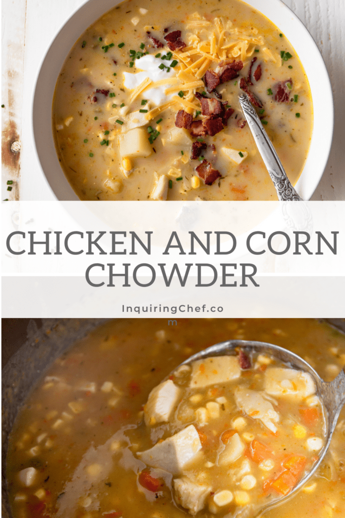 instant pot chicken and corn chowder